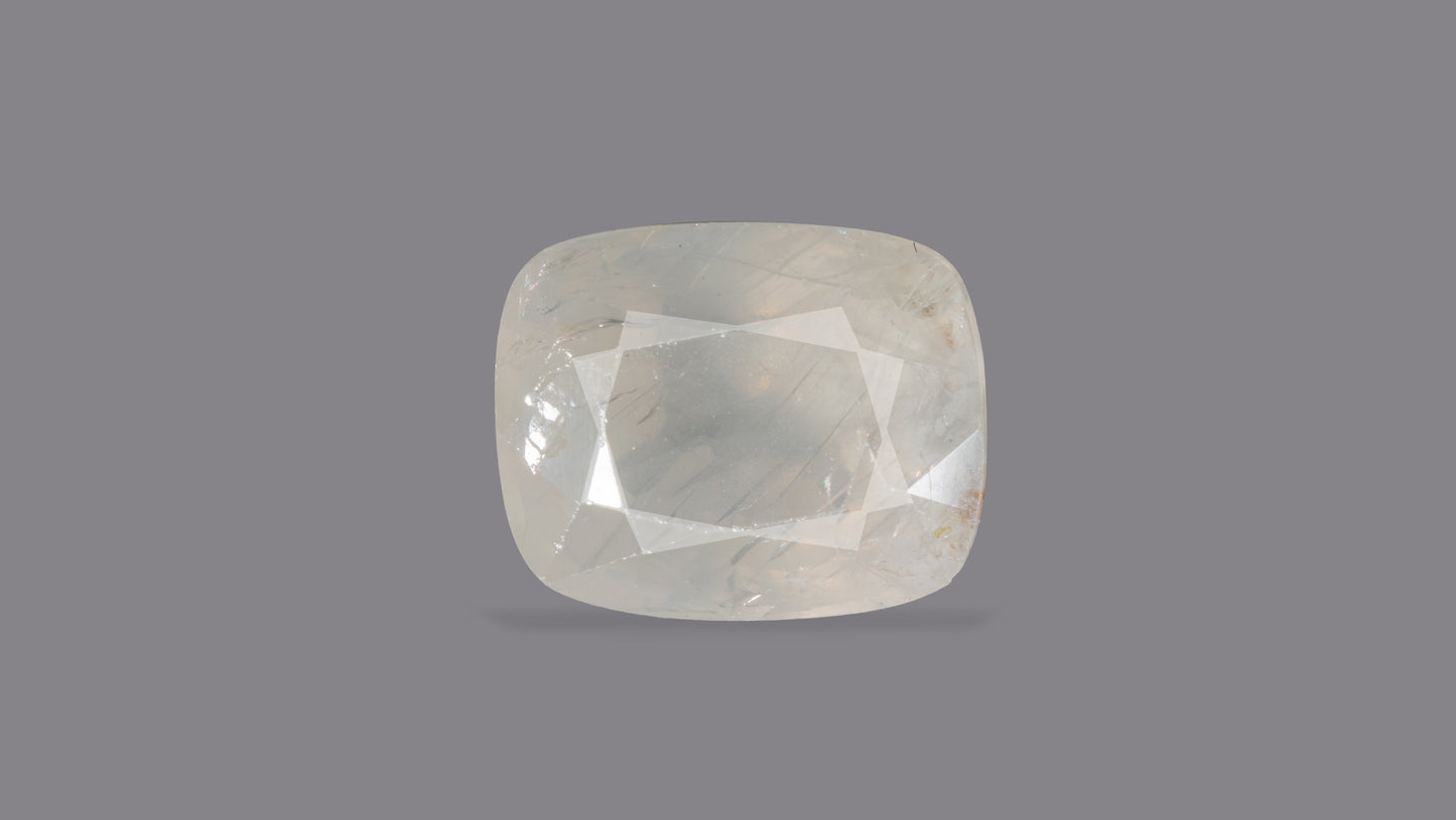 NATURAL WHITE SAPPHIRE 10.09 CARATS - White Sapphire (Safed Pukhraj)