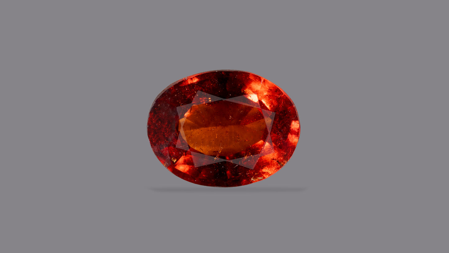 NATURAL HESSONITE (GOMED) 5.64 CARATS - Hessonite (Gomed)