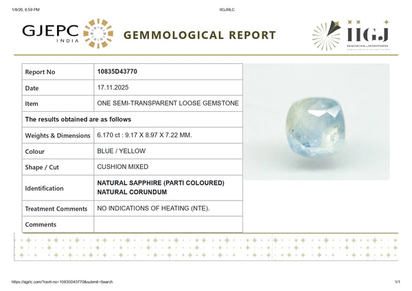 NATURAL PITAMBARI 6.17 CARATS - Media 6
