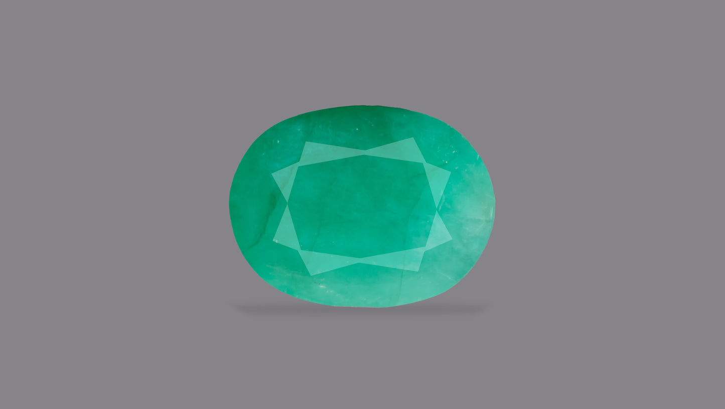 Natural Zambian Emerald (Panna) 6.89 Carats - Emerald (Panna)