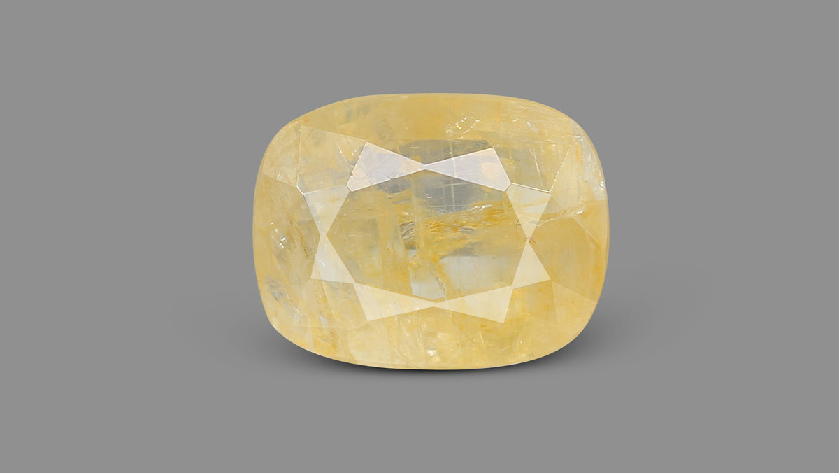 Natural Yellow Sapphire (Pukhraj) 6.43 Carats