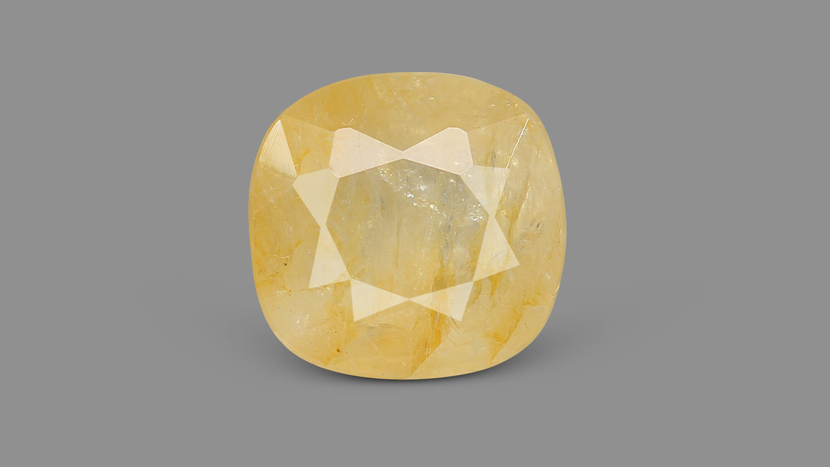 Natural Yellow Sapphire (Pukhraj) 6.69 Carats