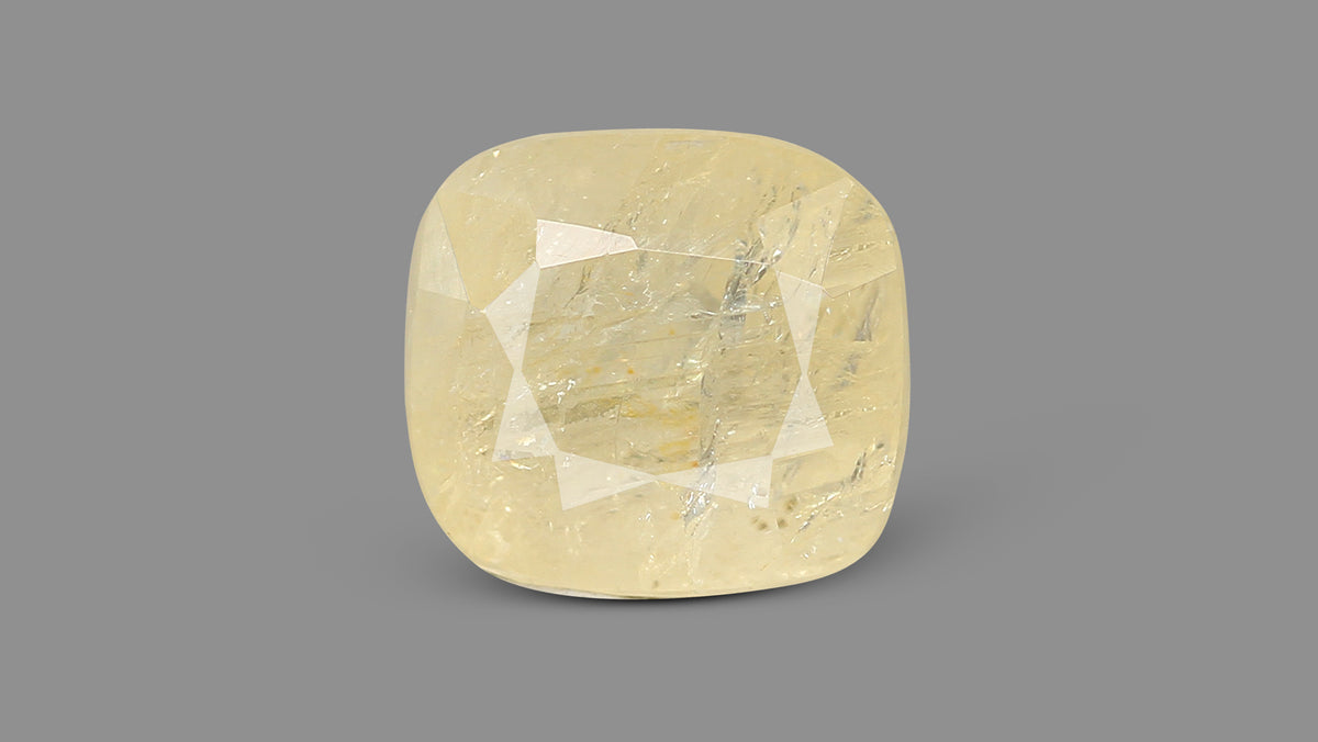 Natural Yellow Sapphire (Pukhraj) 6.43 Carats