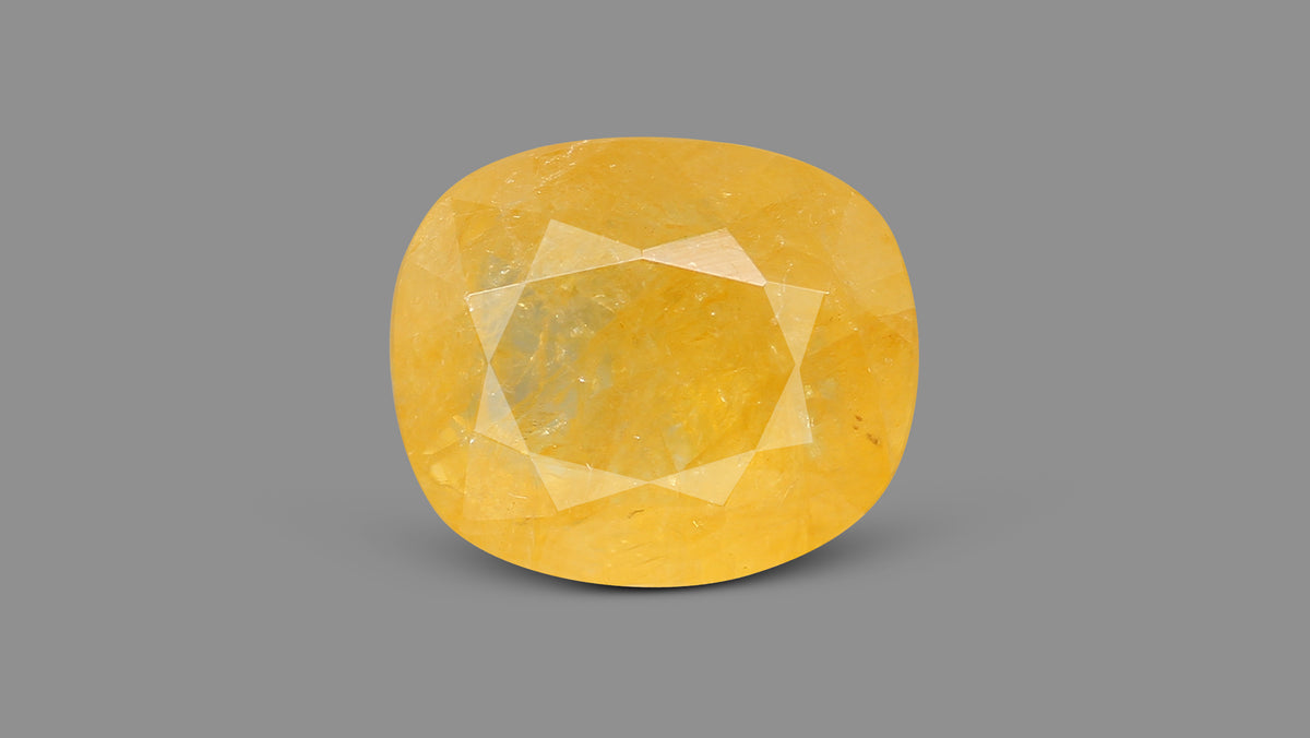 Natural Yellow Sapphire (Pukhraj) 8.08 Carats