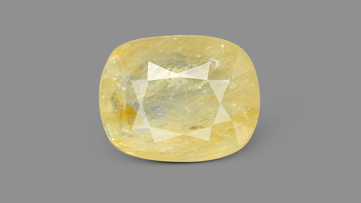 Natural Yellow Sapphire (Pukhraj) 7.32 Carats