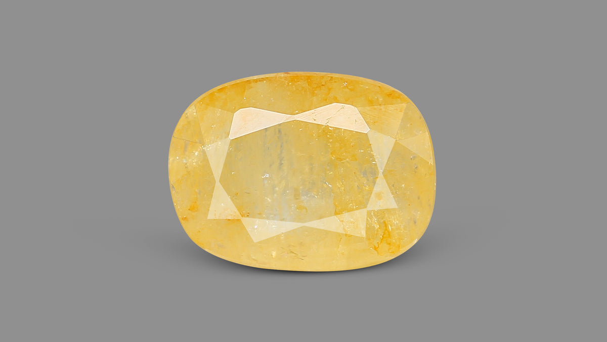 Natural Yellow Sapphire (Pukhraj) 6.58 Carats