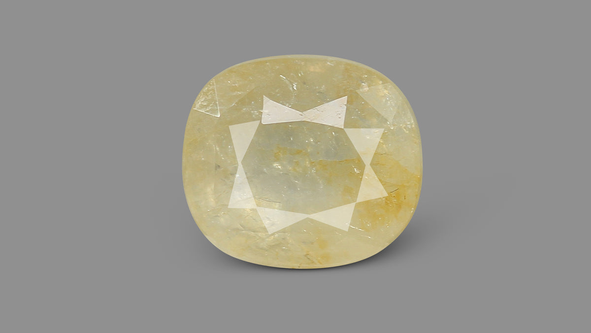 Natural Yellow Sapphire (Pukhraj) 7.54 Carats