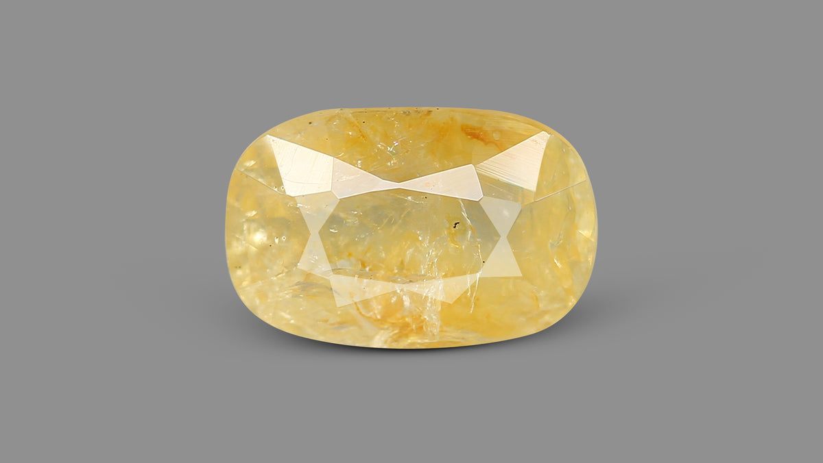 Natural Yellow Sapphire (Pukhraj) 5.69 Carats