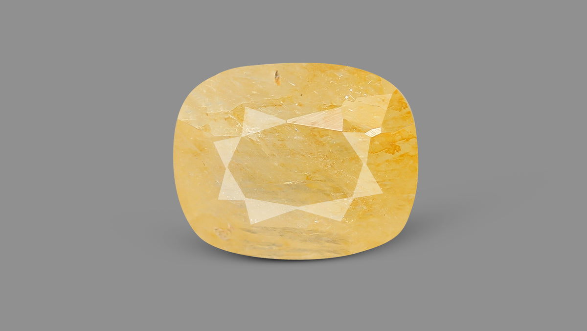 Natural Yellow Sapphire (Pukhraj) 6.61 Carats