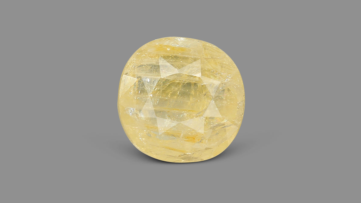Natural Yellow Sapphire (Pukhraj) 6.80 Carats