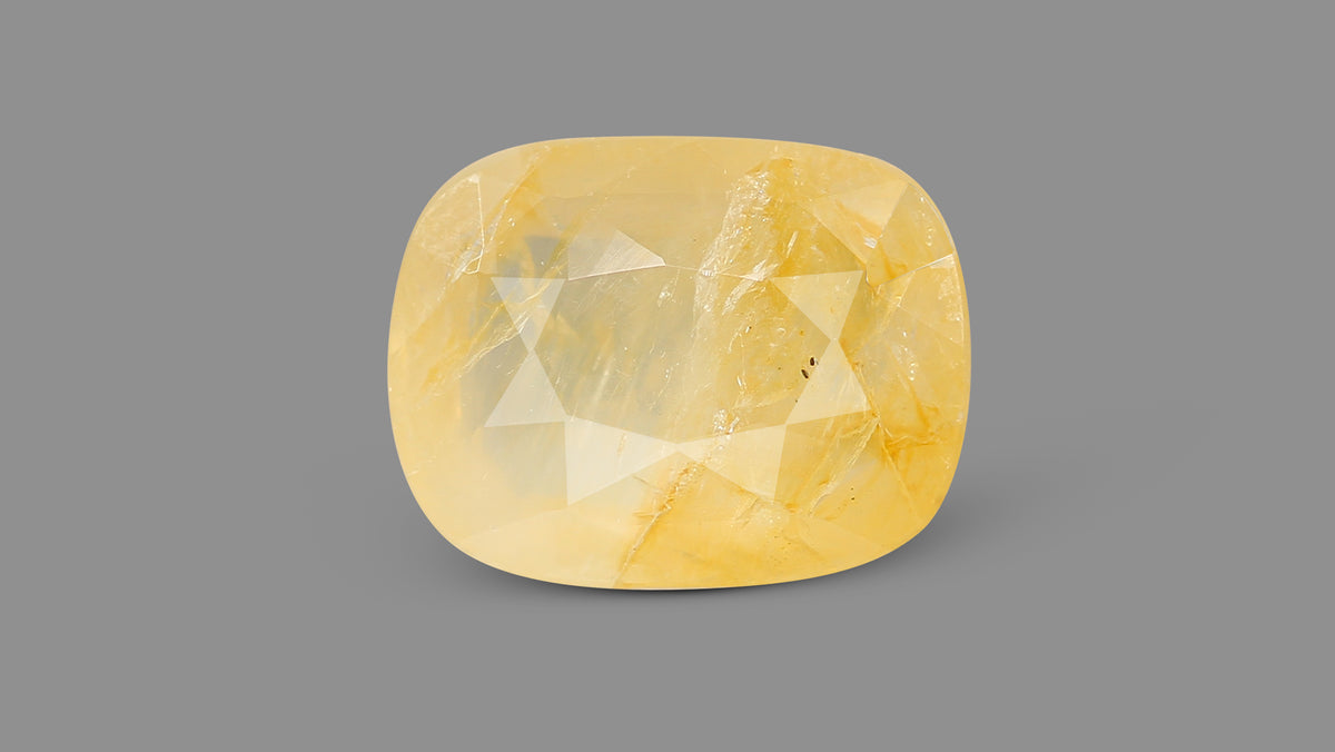 Natural Yellow Sapphire (Pukhraj) 6.39 Carats