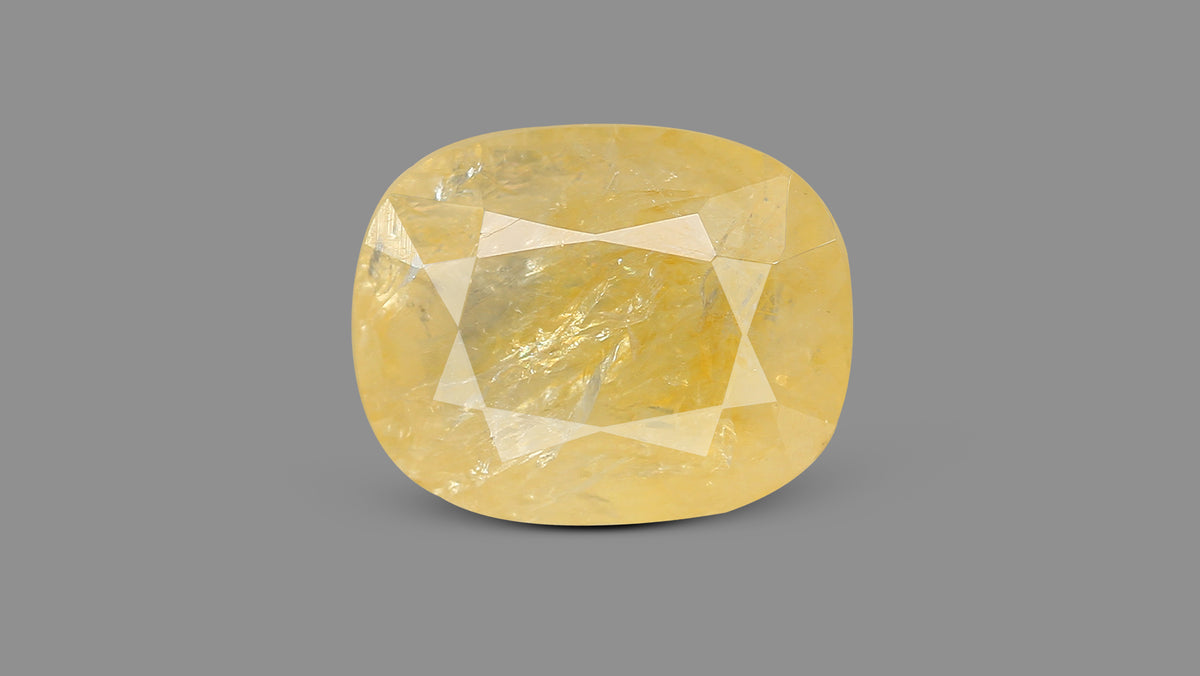 Natural Yellow Sapphire (Pukhraj) 6.72 Carats