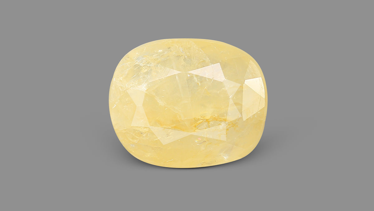 Natural Yellow Sapphire (Pukhraj) 7.63 Carats
