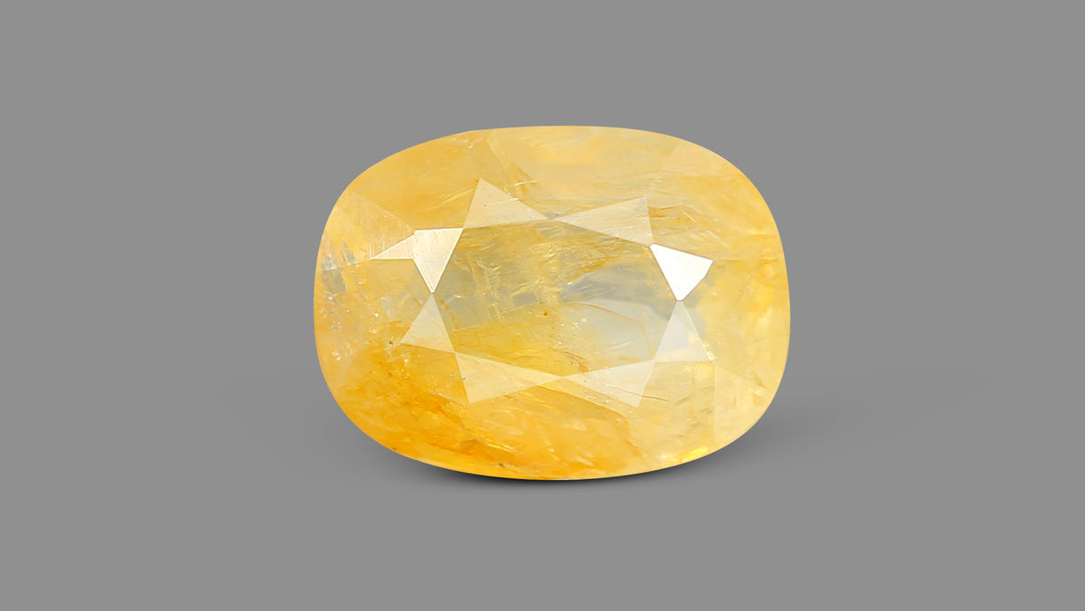 Natural Yellow Sapphire (Pukhraj) 5.32 Carats