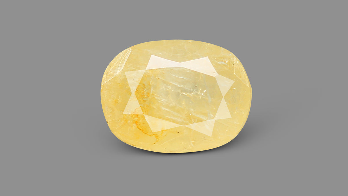 Natural Yellow Sapphire (Pukhraj) 4.40 Carats
