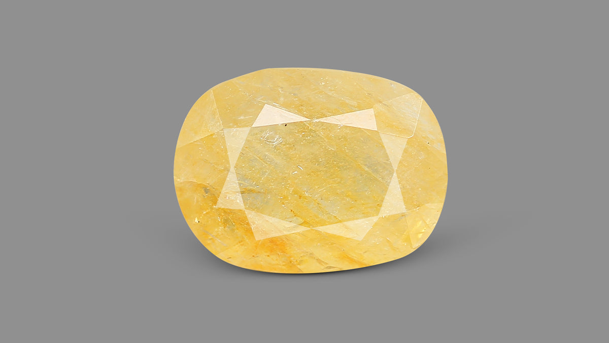 Natural Yellow Sapphire (Pukhraj) 6.62 Carats