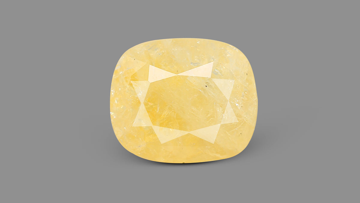 Natural Yellow Sapphire (Pukhraj) 10.04 Carats