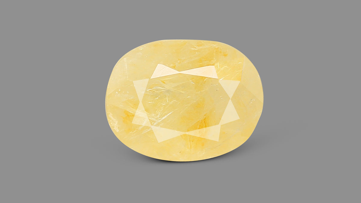 Natural Yellow Sapphire (Pukhraj) 4.92 Carats