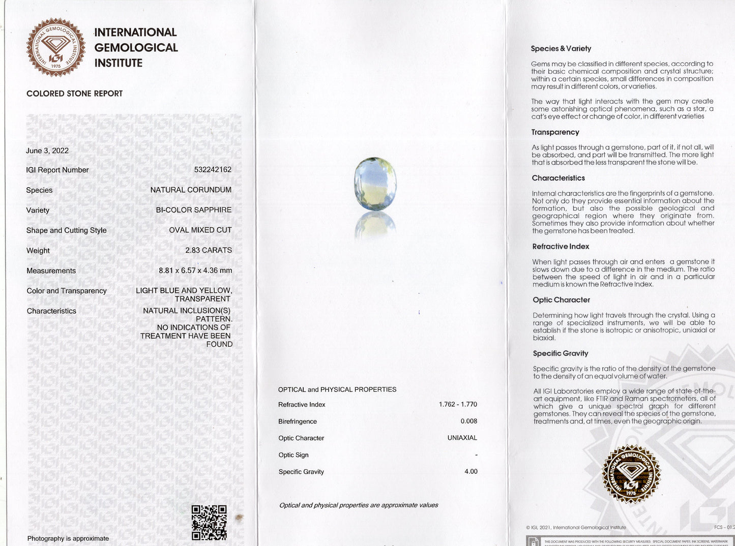 
                    
                      NATURAL PITAMBARI 2.83 CARATS - Media 6
                    
                  