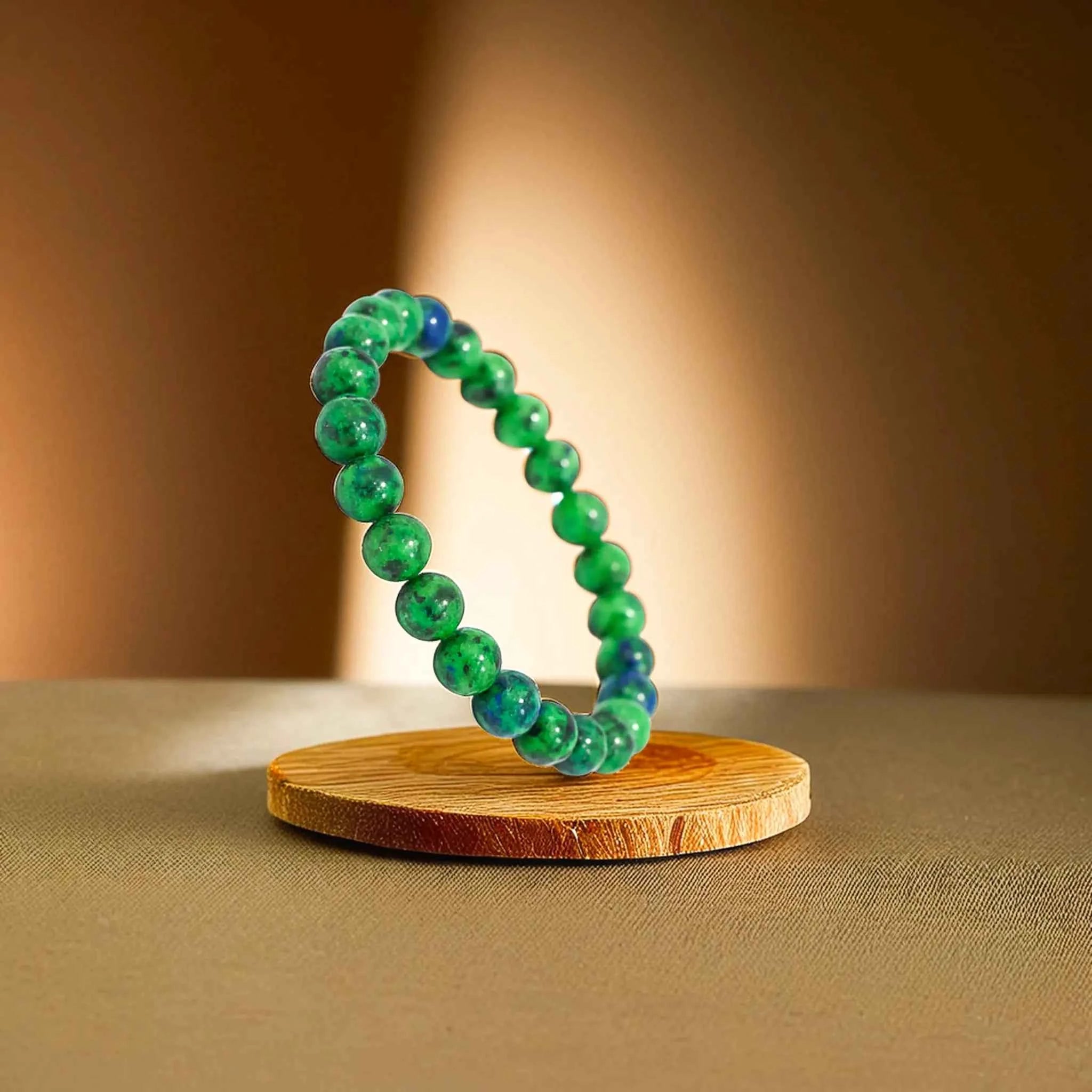 Natural Blue Agate Bracelet