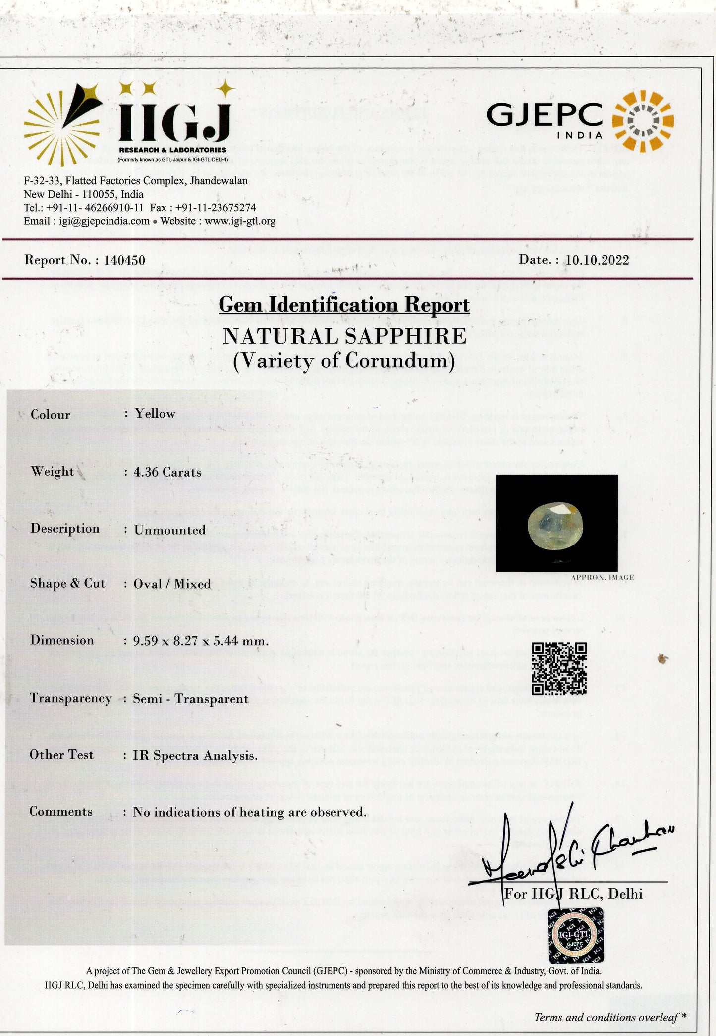 
                    
                      Natural Yellow Sapphire (Pukhraj) 4.36 Carats - Media 6
                    
                  