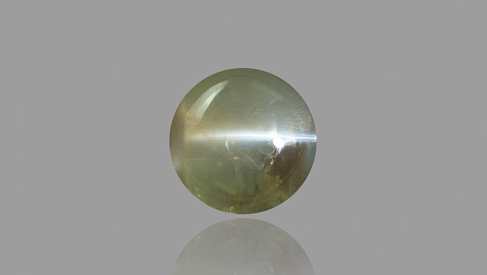 NATURAL CAT'S EYE (CHRYSOBERYL) 9.68 CARATS - Cats Eye (Lehsunia)