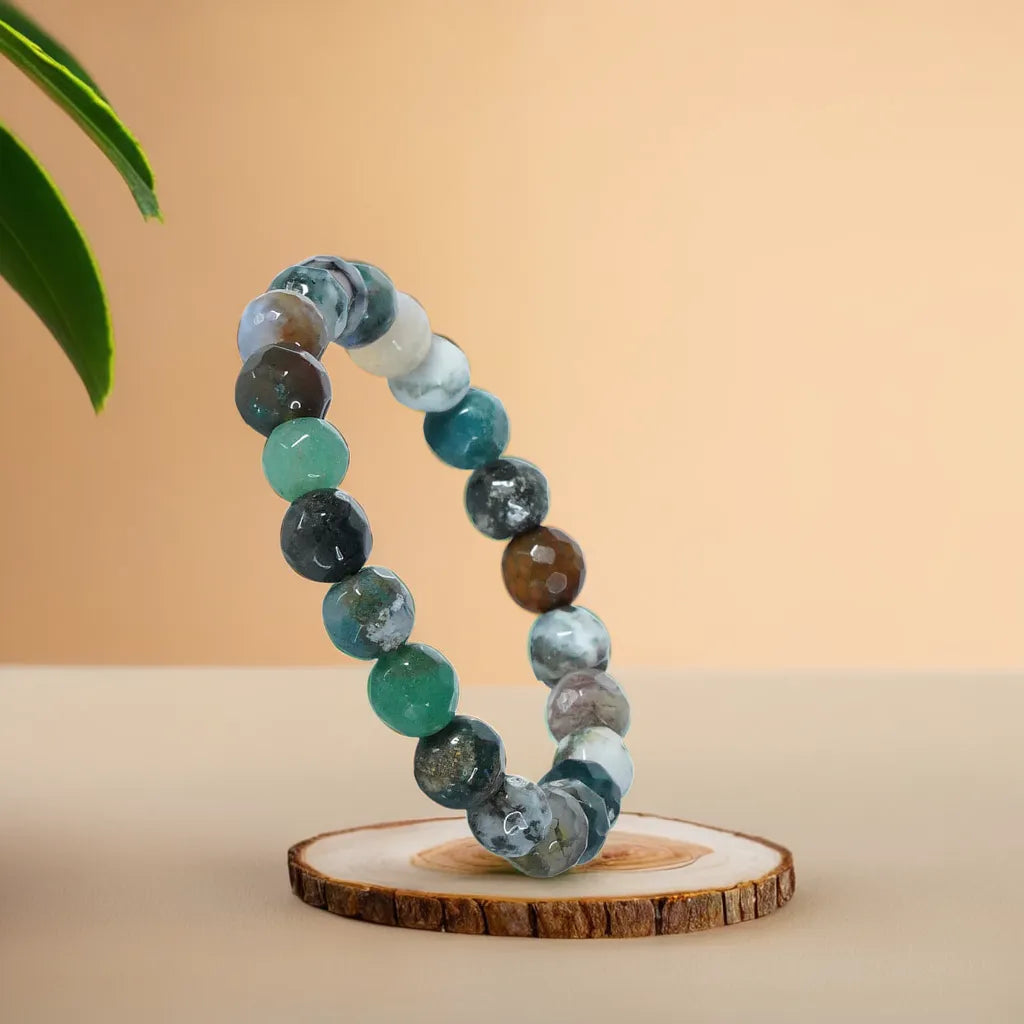 Bracelet for Mental Clarity –  Faceted Agate
