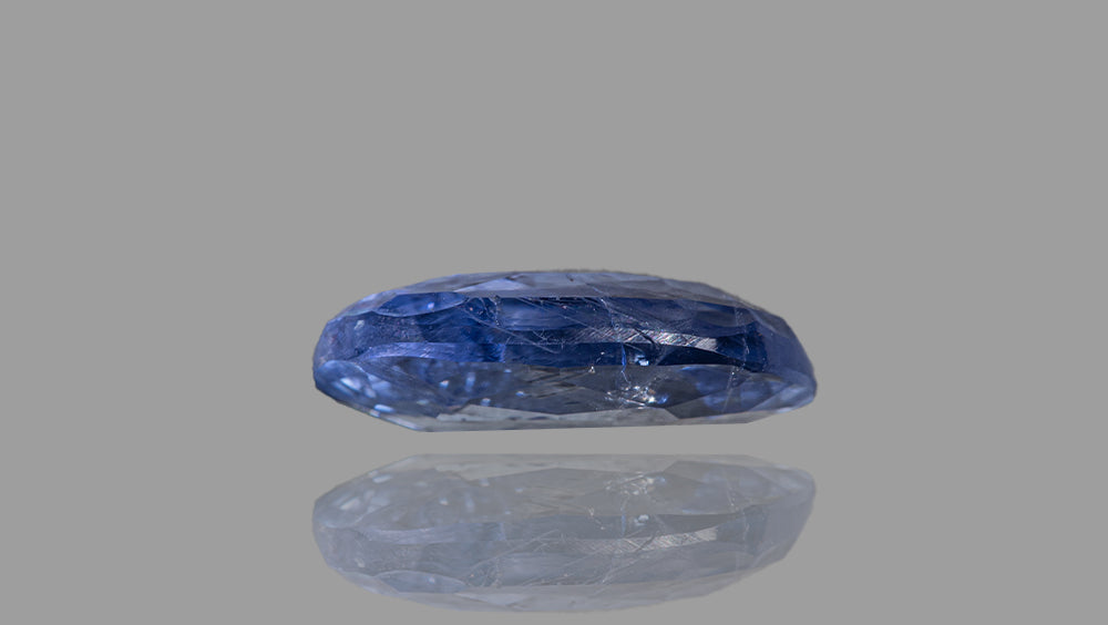 
                    
                      Natural Blue Sapphire (Neelam) 3.47 Carats - Media 3
                    
                  