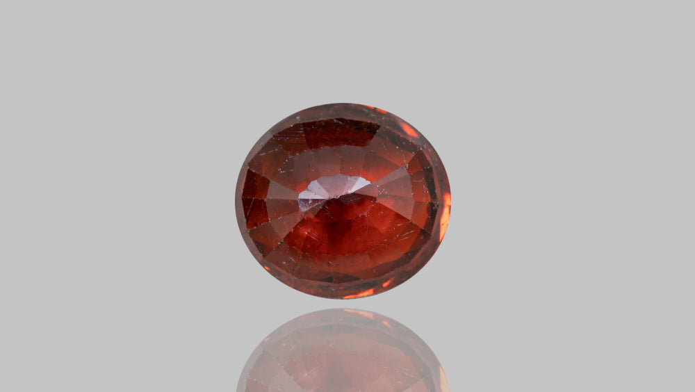 NATURAL HESSONITE (GOMED) 9.39  CARATS - Media 2