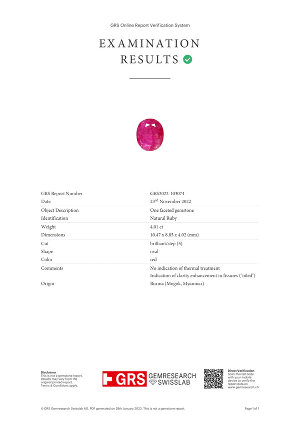 Burmese Ruby (Manik) 4.01 Carats - Media 6