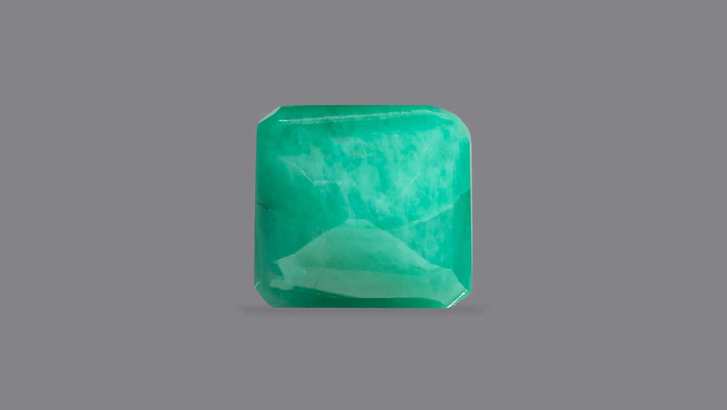 Natural Zambian Emerald (Panna) 7.09 Carats - Media 2