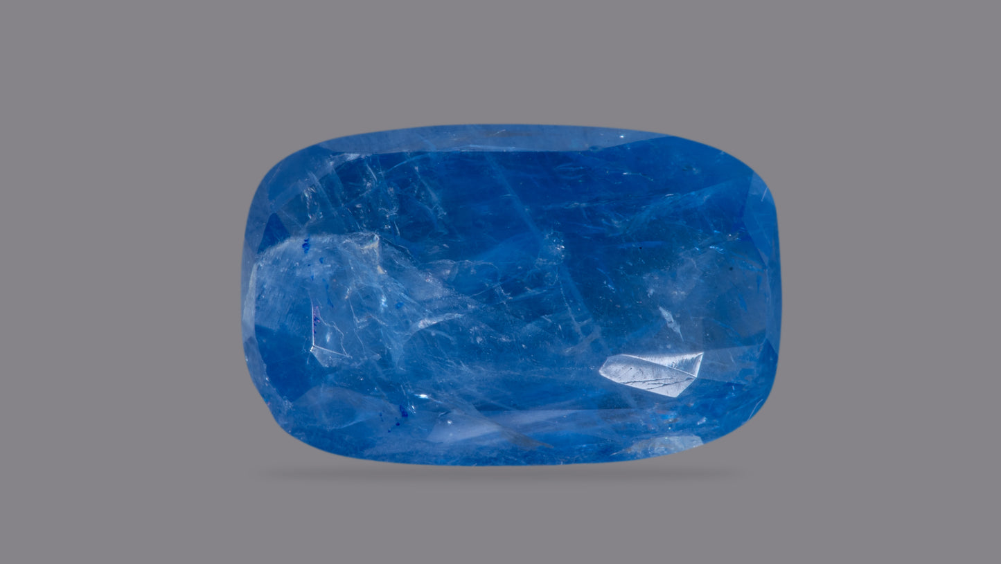 Natural Blue Sapphire (Neelam) 7.03 Carats - Media 2