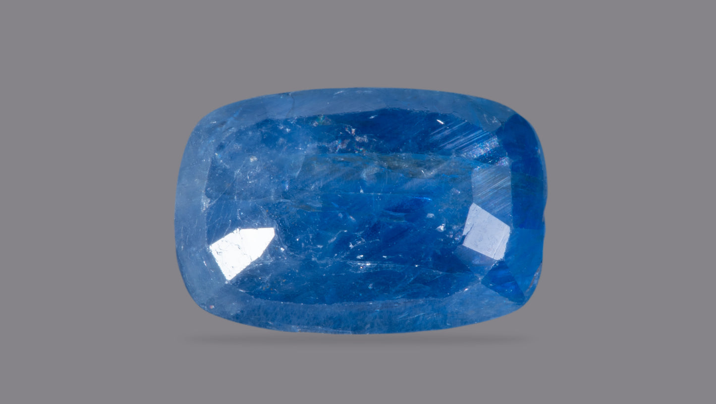 Natural Blue Sapphire (Neelam) 4.86 Carats - Media 2