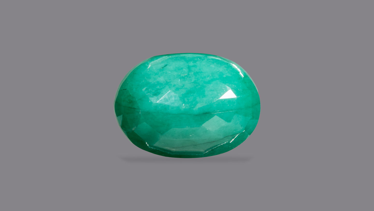 Natural Zambian Emerald (Panna) 7.04 Carats - Media 2