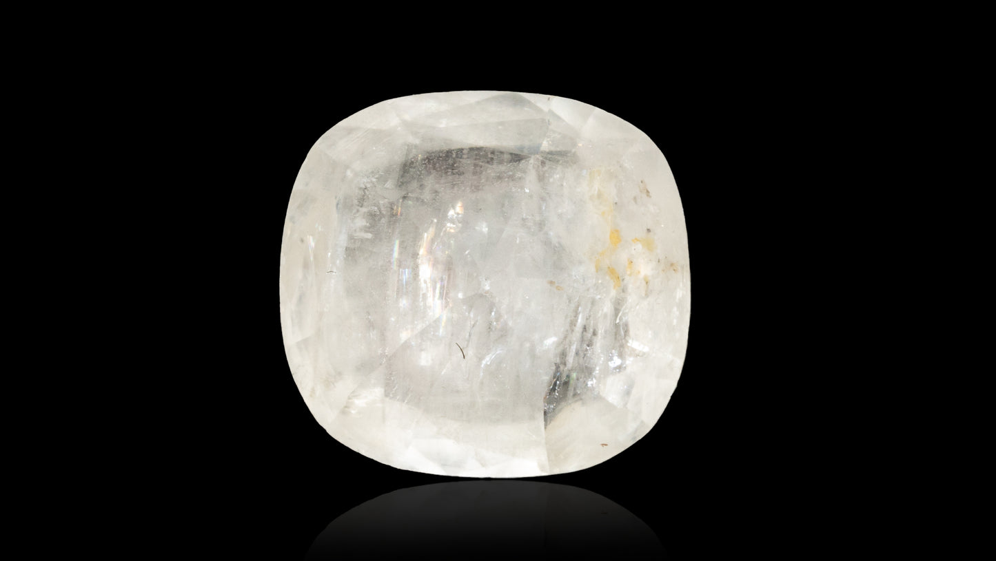 NATURAL WHITE SAPPHIRE 5.49 CARATS - Media 2