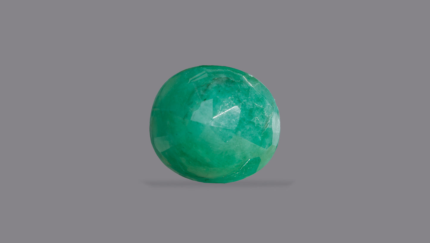 Natural Zambian Emerald (Panna) 6.11 Carats - Media 2