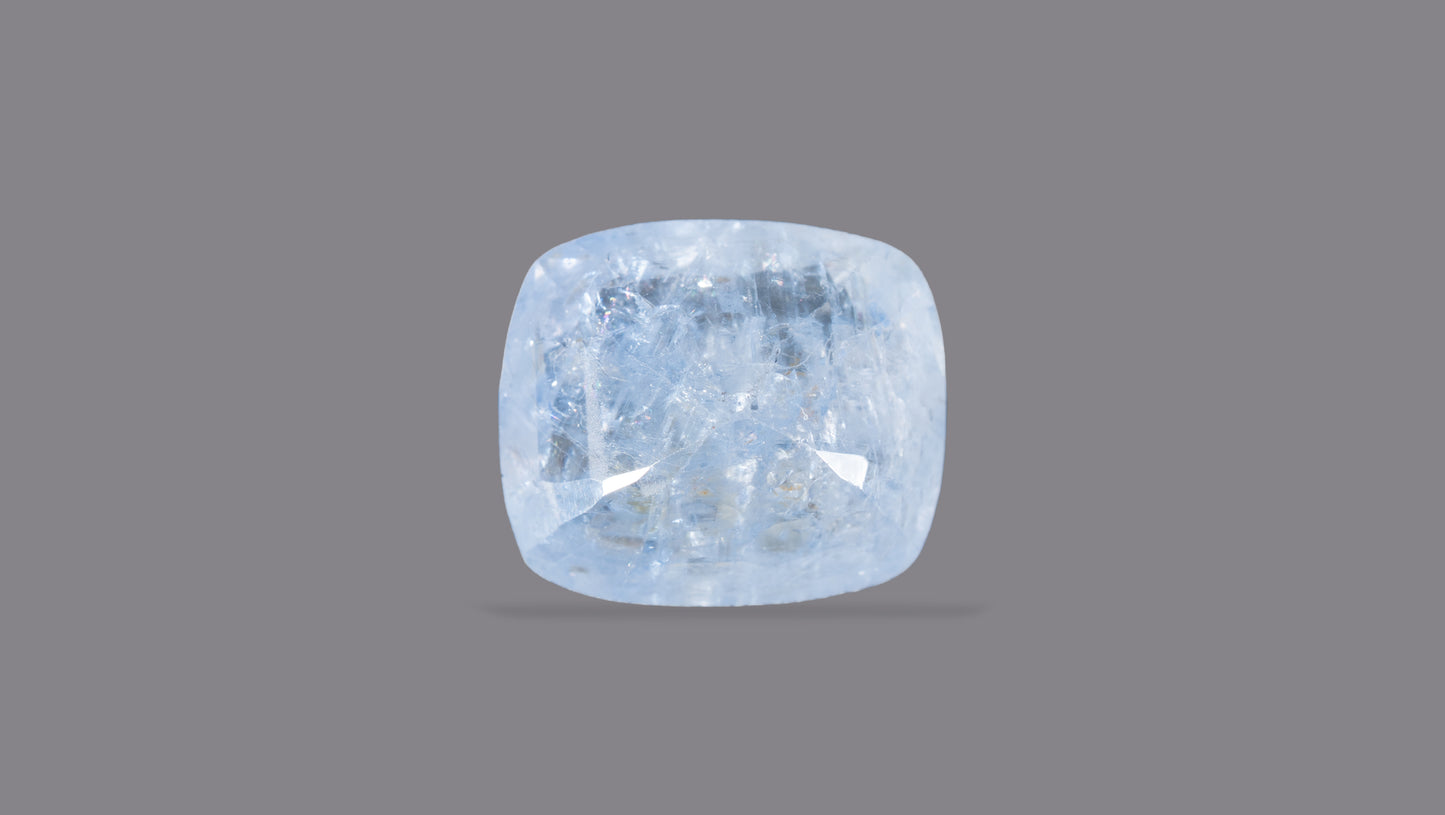 Natural Blue Sapphire (Neelam) 3.86 Carats - Media 2