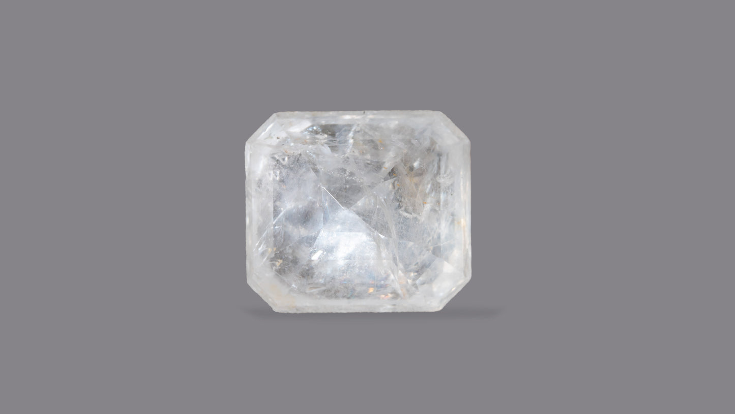 NATURAL WHITE SAPPHIRE 8.91 CARATS - Media 2