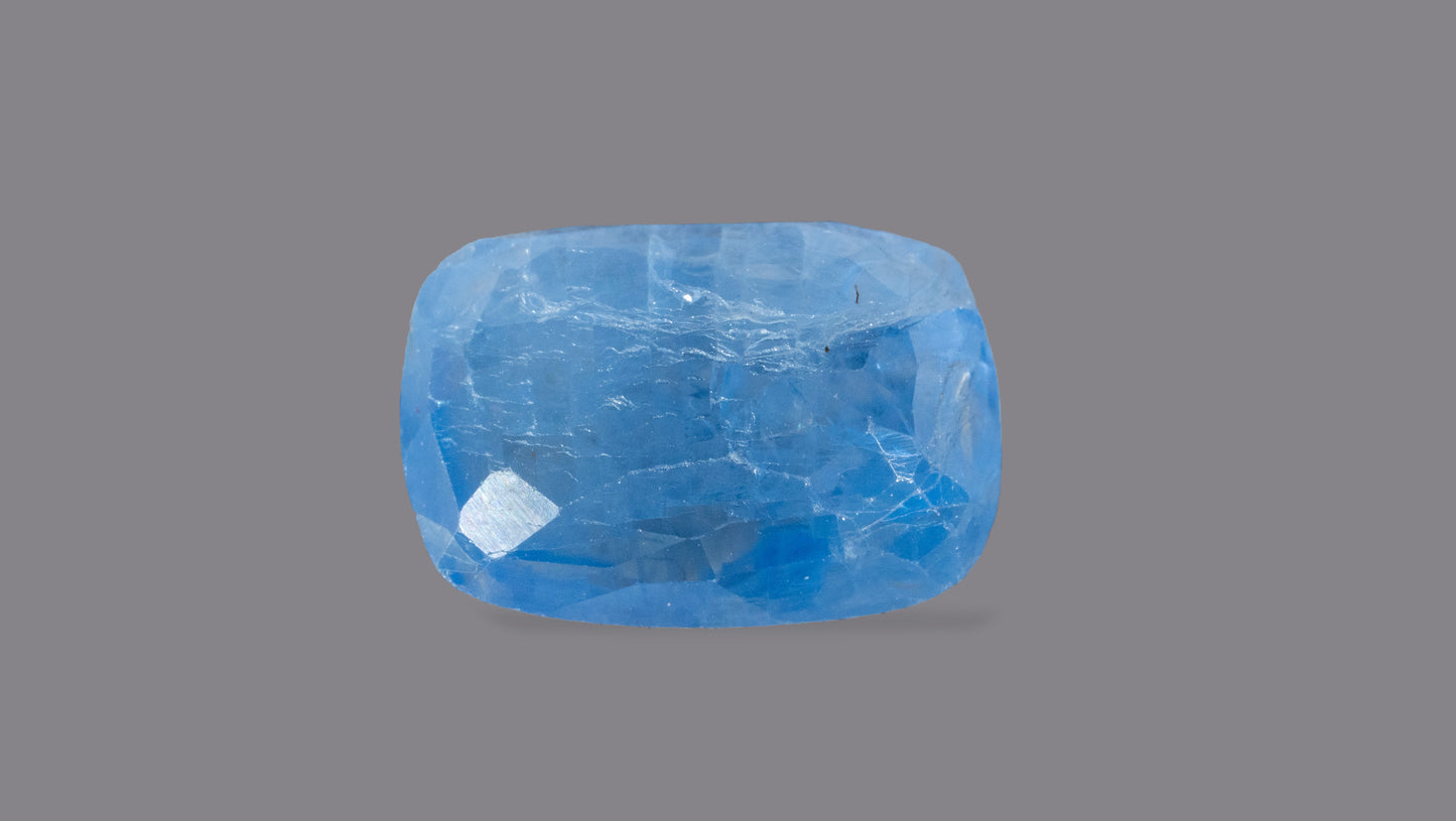Natural Blue Sapphire (Neelam) 4.05 Carats - Media 2