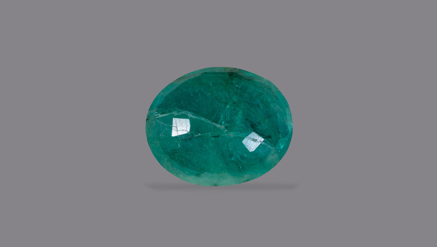 Natural Zambian Emerald (Panna) 4.98 Carats - Media 2