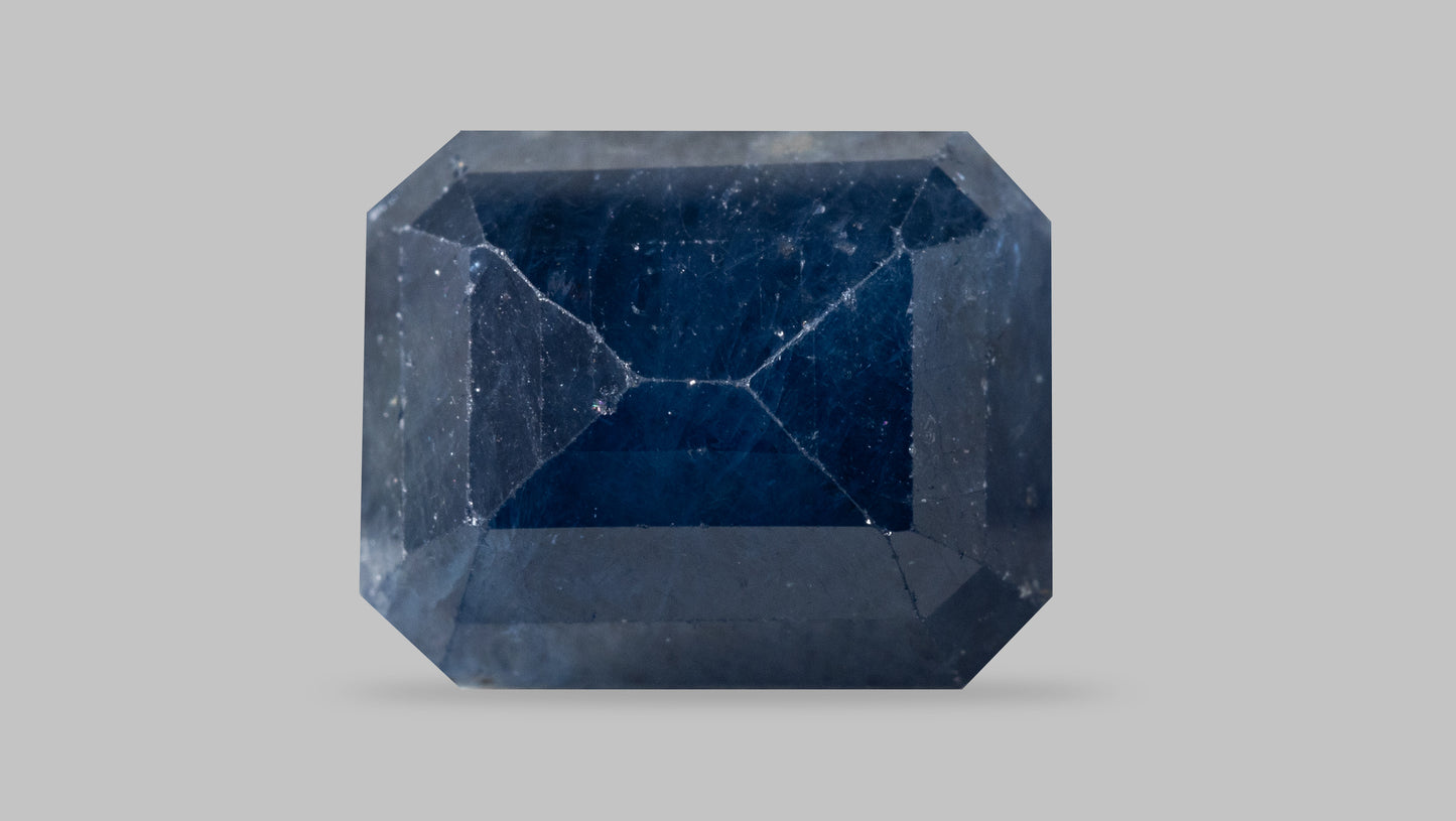 NATURAL BLUE SAPPHIRE (NEELAM) 5.66 CARATS - Media 2