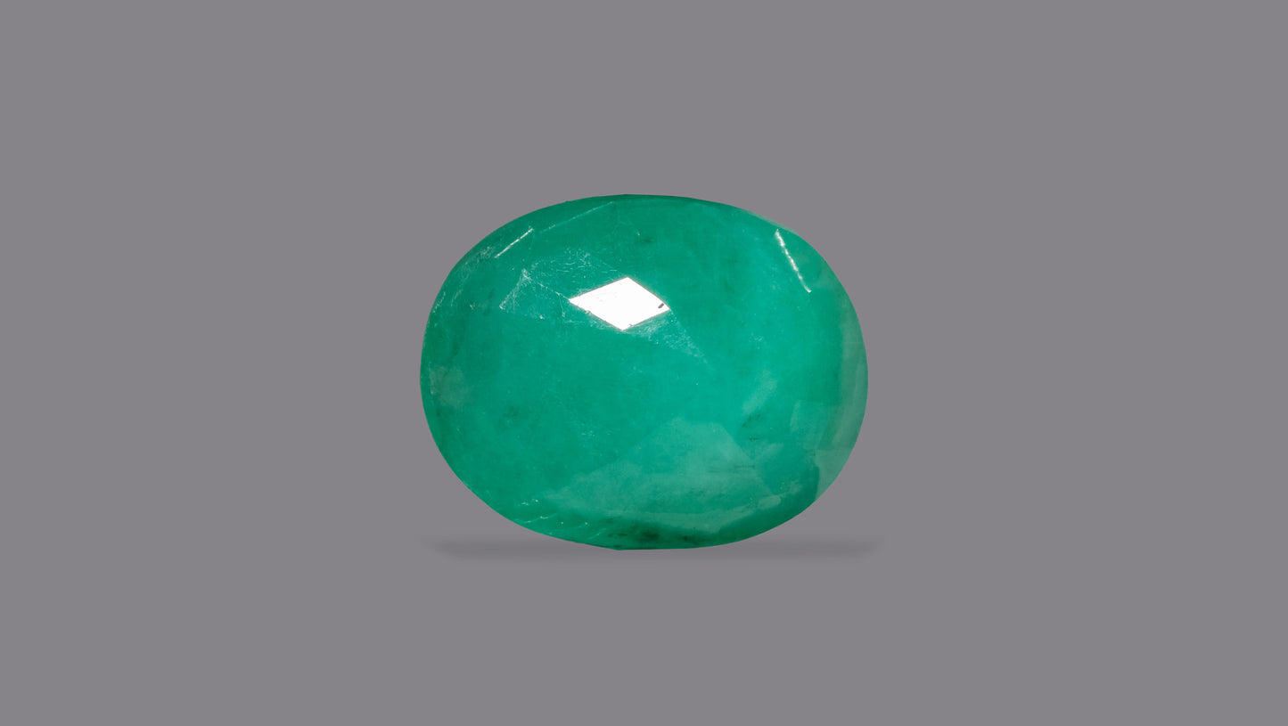 Natural Zambian Emerald (Panna) 5.21 Carats - Media 2
