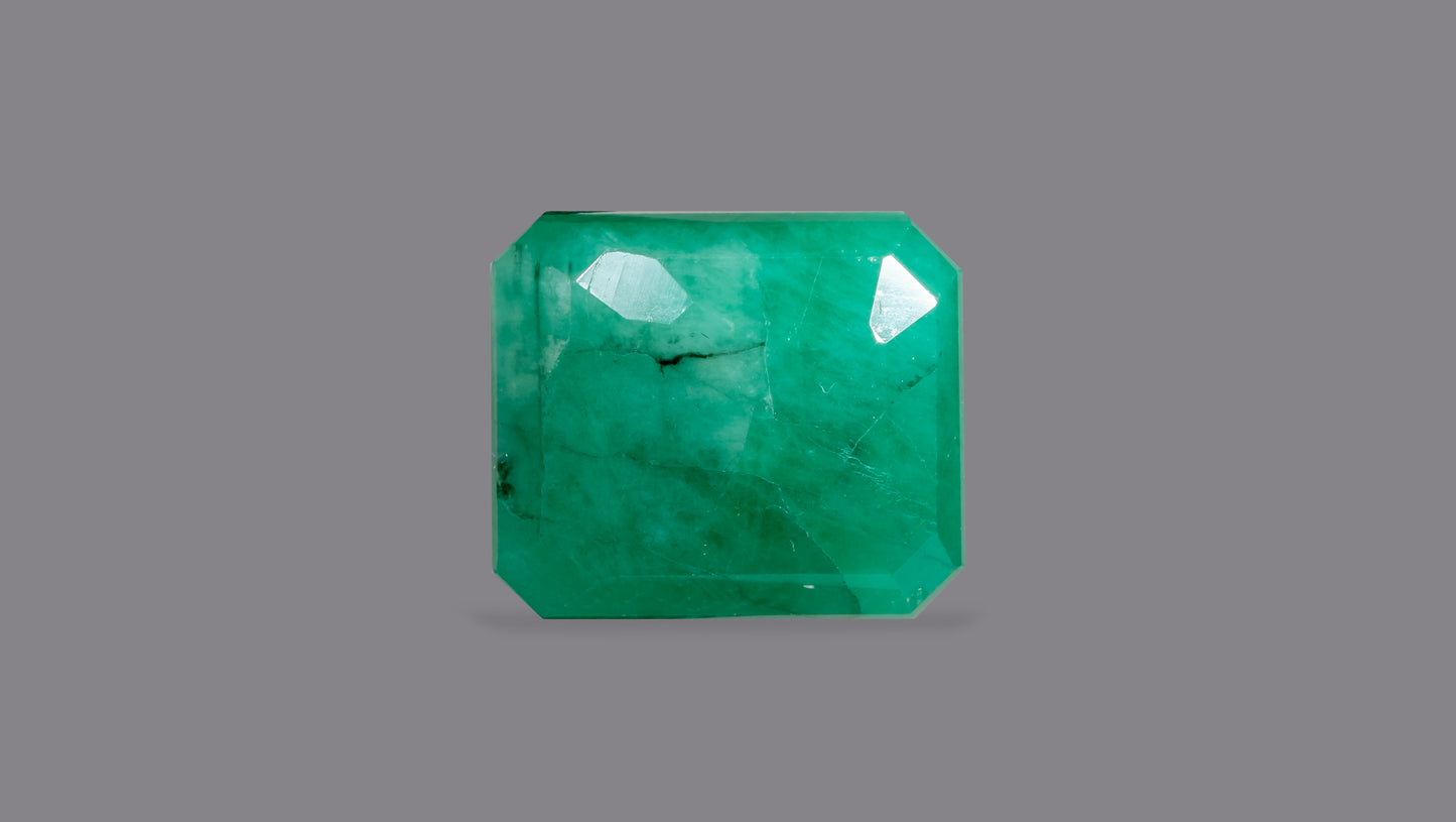 Natural Zambian Emerald (Panna) 8.23 Carats - Media 2