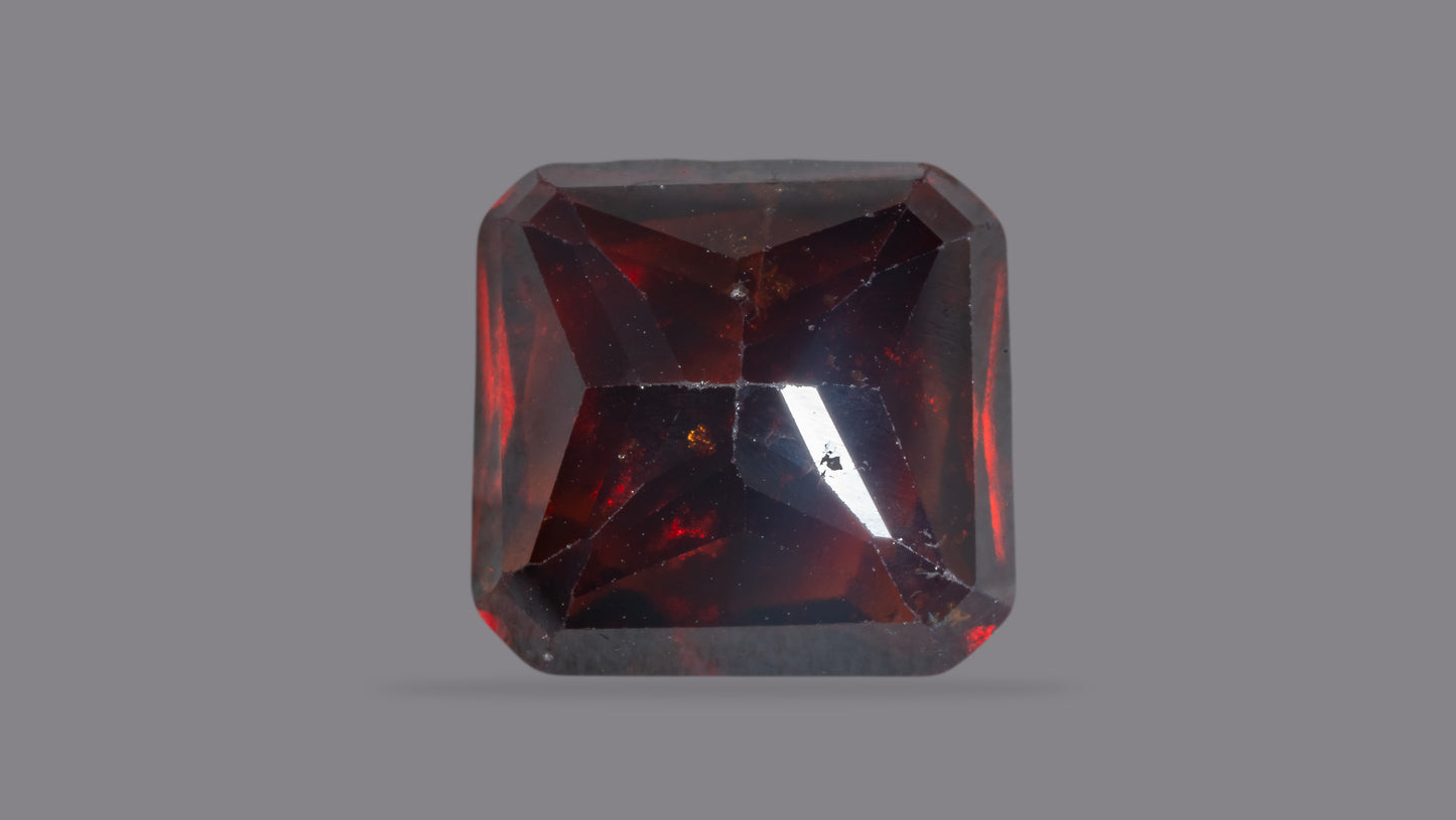 NATURAL HESSONITE (GOMED) 9.61 CARATS - Media 2