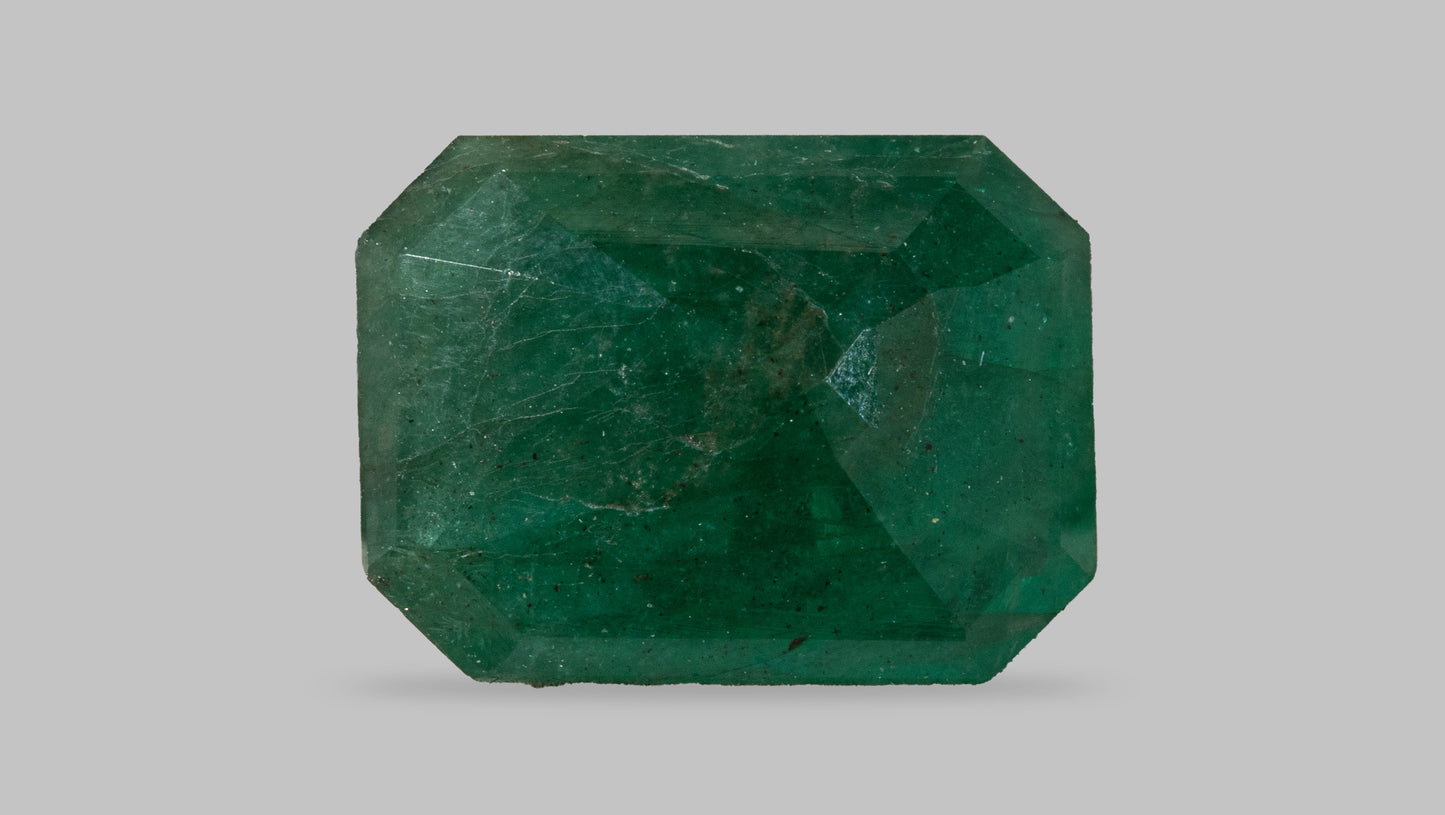 Minor Oil Natural Zambian Emerald (Panna) 4.26 Carats - Media 2