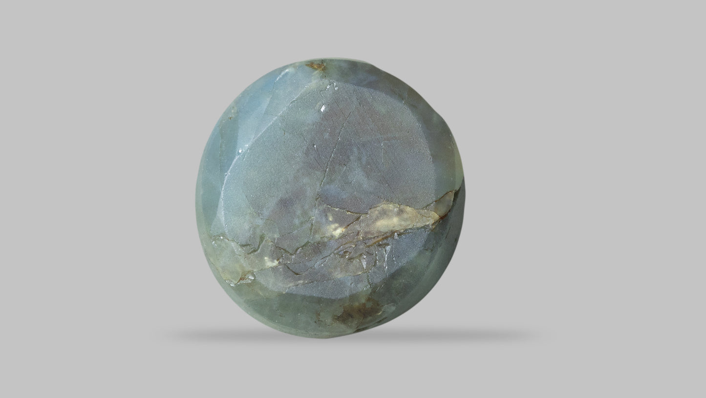 NATURAL CAT'S EYE (Lehsuniya) 7.56 Carats - Media 2