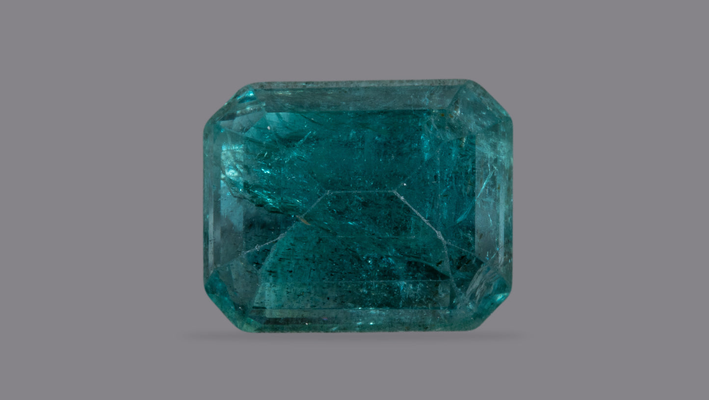 Natural Zambian Emerald (Panna) 3.09 Carats - Media 2