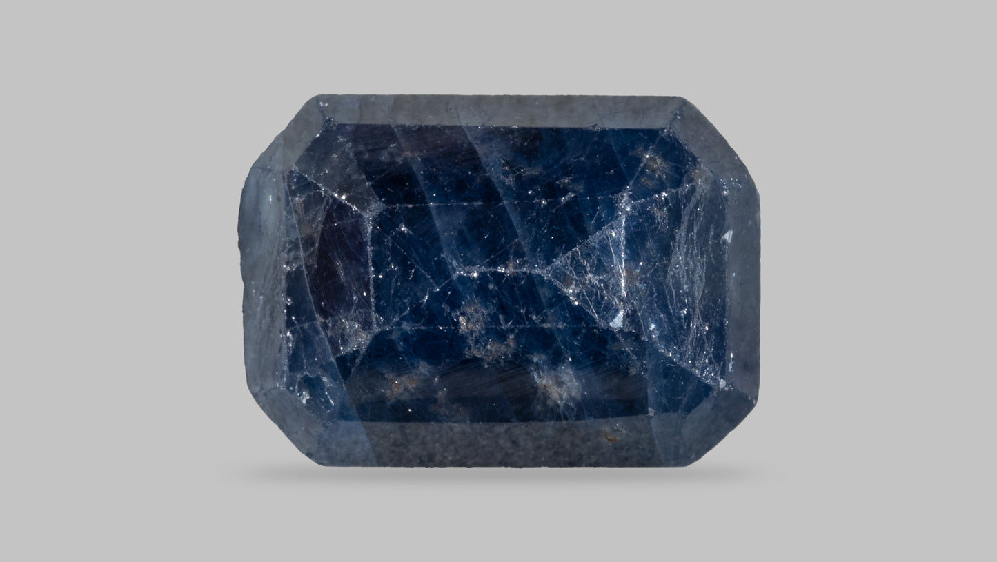 Natural Blue Sapphire (Neelam) 5.76 Carats - Media 2