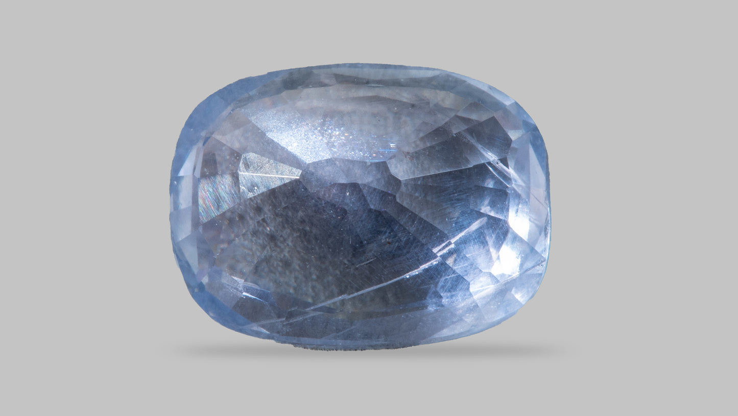 Natural Blue Sapphire (Neelam) 3.70 Carats - Media 2