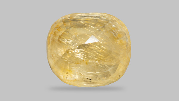 Natural Yellow Sapphire (Pukhraj) 10.15 Carats - Media 2